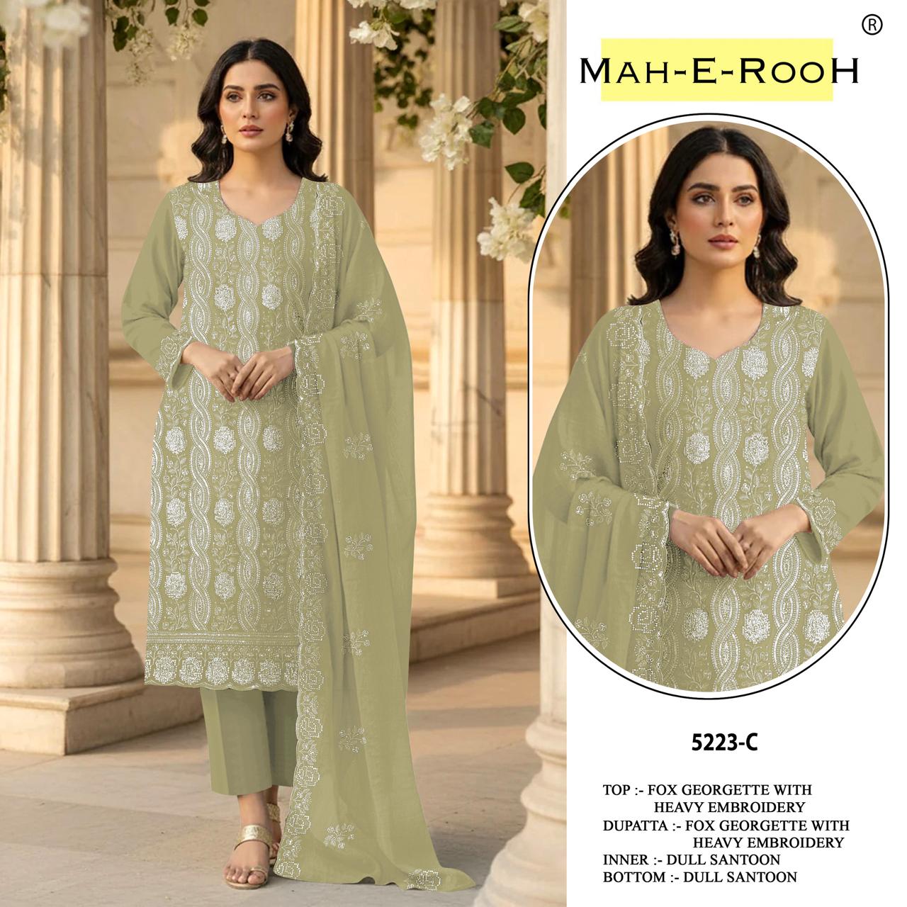 Mah E Rooh 5223 A To D Faux Georgette Embroidered Salwar Kameez Mah E Rooh 5223 A To D Faux Georgette Embroidered Salwar Kameez Mah E Rooh 5223 A To D Faux Georgette Embroidered Salwar Kameez Mah E Rooh 5223 A To D Faux Georgette Embroidered Salwar Kameez