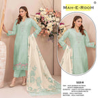 Mah E Rooh 5225 Faux Georgette Embroidered Salwar Kameez