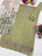 Mah E Rooh 5225 Faux Georgette Embroidered Salwar Kameez
