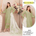 Mah E Rooh 5225 Faux Georgette Embroidered Salwar Kameez
