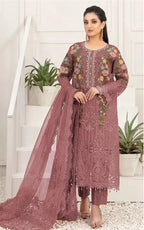 Mah E Rooh 5241 A To D Crunchy Embroidered Salwar Kameez