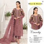 Mah E Rooh 5241 A To D Crunchy Embroidered Salwar Kameez