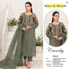 Mah E Rooh 5241 A To D Crunchy Embroidered Salwar Kameez