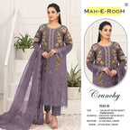 Mah E Rooh 5241 A To D Crunchy Embroidered Salwar Kameez