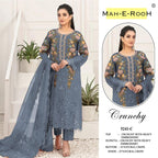 Mah E Rooh 5241 A To D Crunchy Embroidered Salwar Kameez