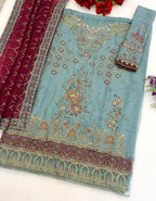 Mah E Rooh 5244 A To D Chiffon Embroidered Salwar Kameez Collection
