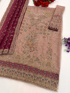 Mah E Rooh 5244 A To D Chiffon Embroidered Salwar Kameez Collection