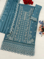 Mah E Rooh 5246 A To D Chiffon With Heavy Embroidered Salwar Kameez