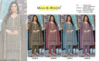Mah E Rooh 5246 A To D Chiffon With Heavy Embroidered Salwar Kameez