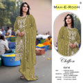 Mah E Rooh 5247 A To D Chiffon Embroidered Salwar Kameez