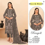 Mah E Rooh 5252 A To D Rangoli Crush Embroidered Salwar Kameez Collection