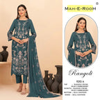 Mah E Rooh 5252 A To D Rangoli Crush Embroidered Salwar Kameez Collection