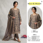 Mah E Rooh 5258 A To D Nc Moss Embroidered Salwar Kameez