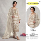 Mah E Rooh 5258 A To D Nc Moss Embroidered Salwar Kameez