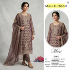 Mah E Rooh 5258 A To D Nc Moss Embroidered Salwar Kameez