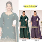 Mah E Rooh 5261 A To D Chinon Embroidered Salwar Kameez