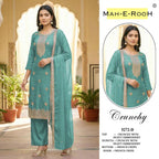Mah E Rooh 5272 A To D Crunchy Embroidered Salwar Kameez