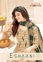 Mayur Eshaani Vol 1 Cotton Printed Fancy Dress Material Collection