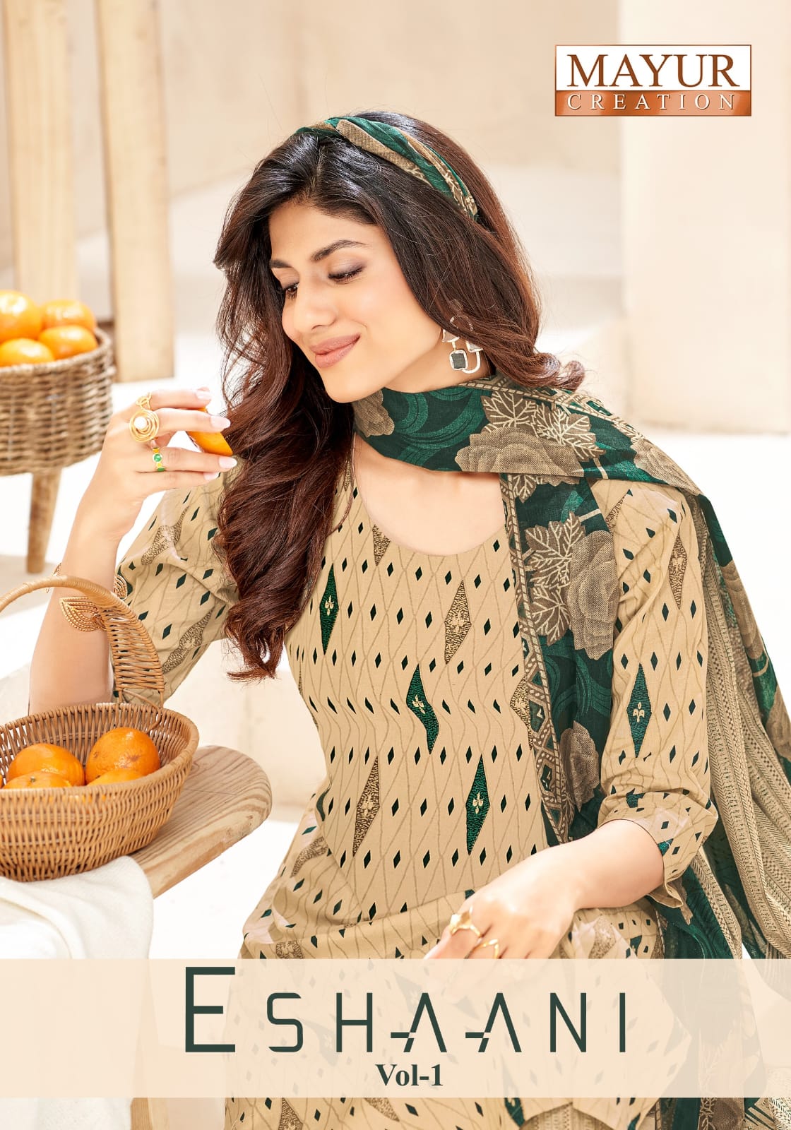 Mayur Eshaani Vol 1 Cotton Printed Fancy Dress Material Collection