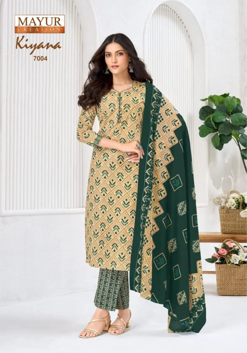 Mayur Kiyana Vol 7 Cotton Printed Dress Material Collection