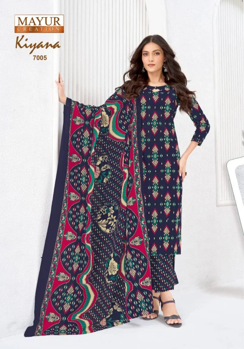 Mayur Kiyana Vol 7 Cotton Printed Dress Material Collection
