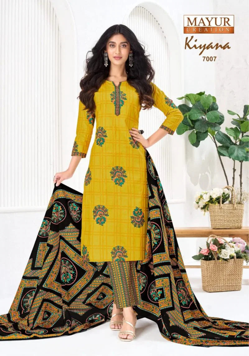 Mayur Kiyana Vol 7 Cotton Printed Dress Material Collection