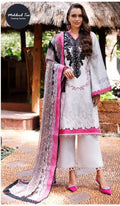 Mehboob Tex 1521 Chiffon Dupatta Cotton Print Pakistani Salwar Kameez