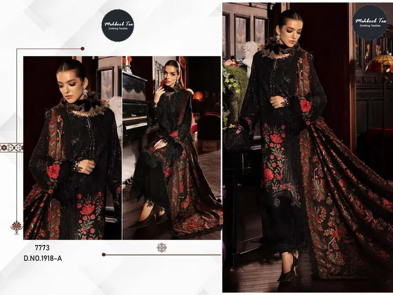 Mehboob Tex 1918 A Rayon Embroidered Pakistani Salwar Kameez
