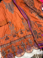 Mehboob Tex 1919 B To D Cotton Dupatta Rayon Embroidered pakistani Salwar Kameez