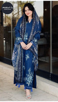 Mehboob Tex 1974 Rayon Cotton With Embroidered Salwar Kameez