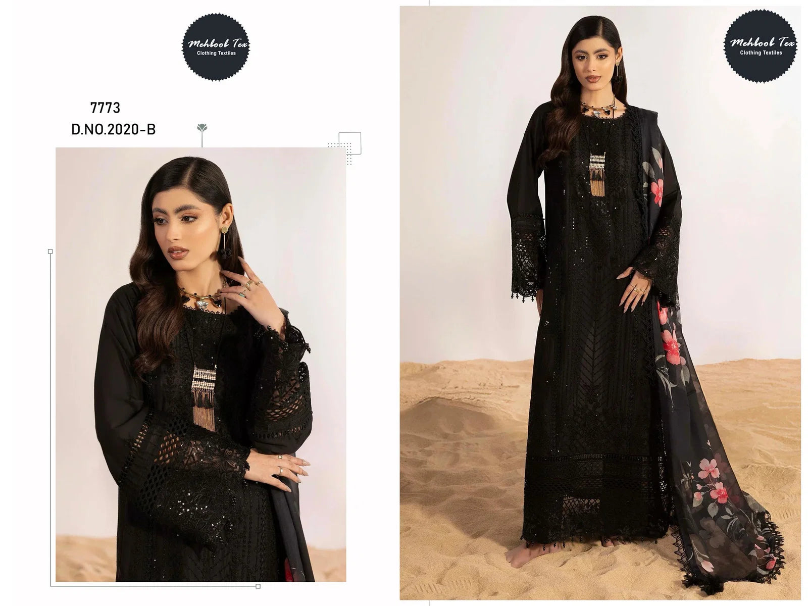 Mehboob Tex 2020 And 2021 Cotton Embroidered Salwar Kameez