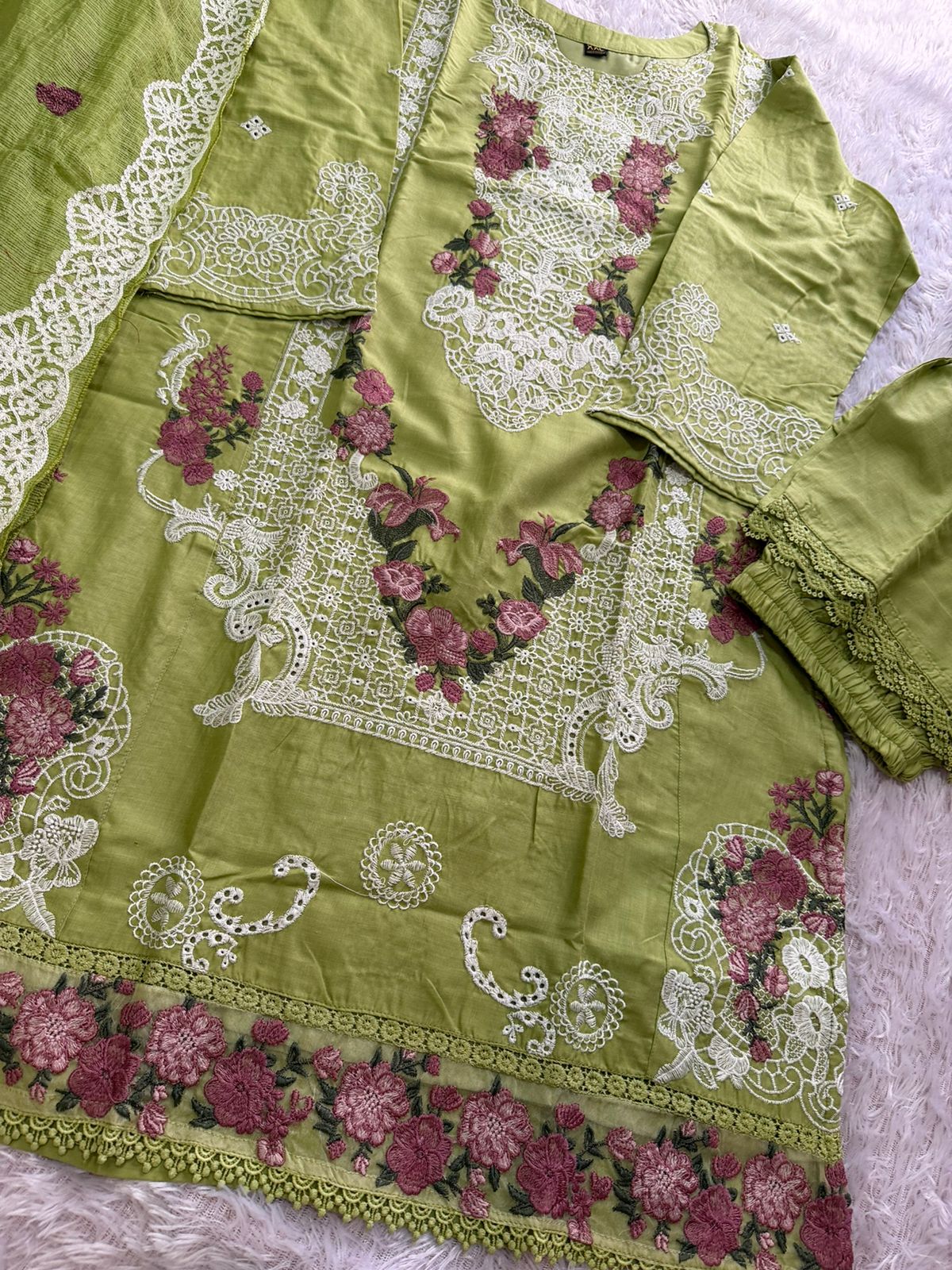 Mehboob Tex Elaf Premium Vol 2 Cambric Cotton Embroidered Salwar Kameez