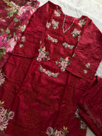Mehboob Tex Elaf Premium Vol 2 Cambric Cotton Embroidered Salwar Kameez