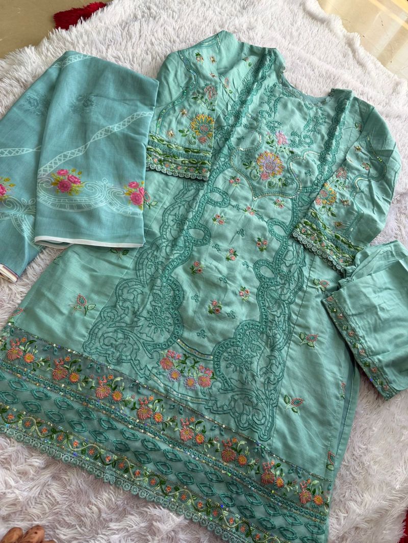 Mehboob Tex Elaf Vol 3 Pure Cotton Embroidered Salwar Kameez