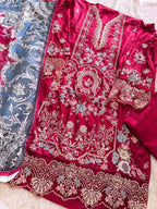 Mehboob Tex Ombre Nx New Colors Cambric Cotton With Embroidered Salwar Kameez