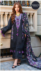 Mehboob Tex Ombre Nx Vol 1 Cotton Dupatta Cotton With Embroiedered Salwar Suit