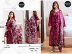 Mehboob Tex Ombre Nx Vol 2 Lawn Cotton Self Embroidered Salwar Kameez