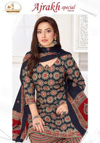 Miss World Ajrakh Vol 14 Readymade Cotton Patiyala Dress Collection
