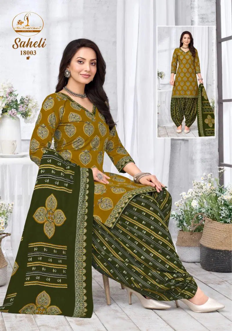 Miss World Saheli Vol 18 Readymade Cotton Kurti Pant With Dupatta