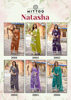 Mittoo Natasha Rayon Printed Kurti With Bottom Dupatta