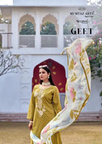 Mumtaz Arts Geet Chiffon Dupatta Viscose Jam Digital Printed Salwar Kameez Collection