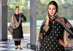 Mumtaz Arts Khwaab Muslin Dupatta Jam Viscose Digital Printed Dress Material