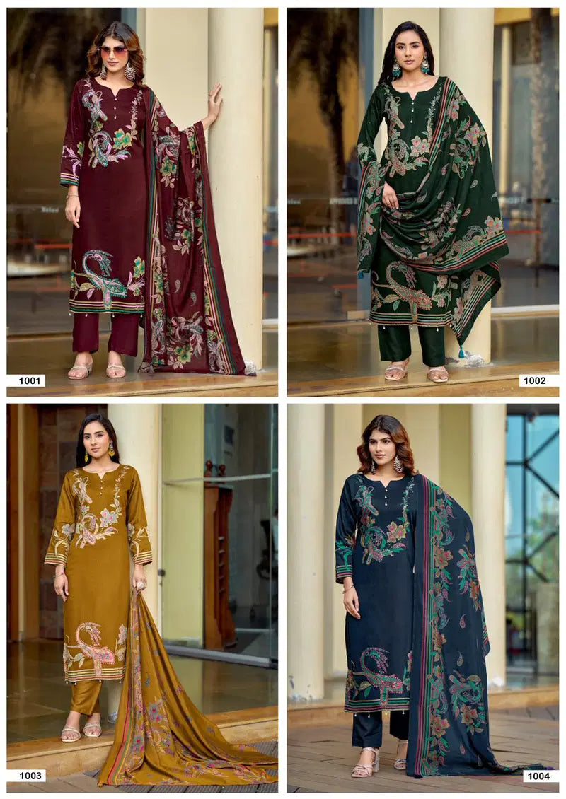 Mumtaz Arts Lazeez Viscose Jam Digital Printed Dress Material Collection