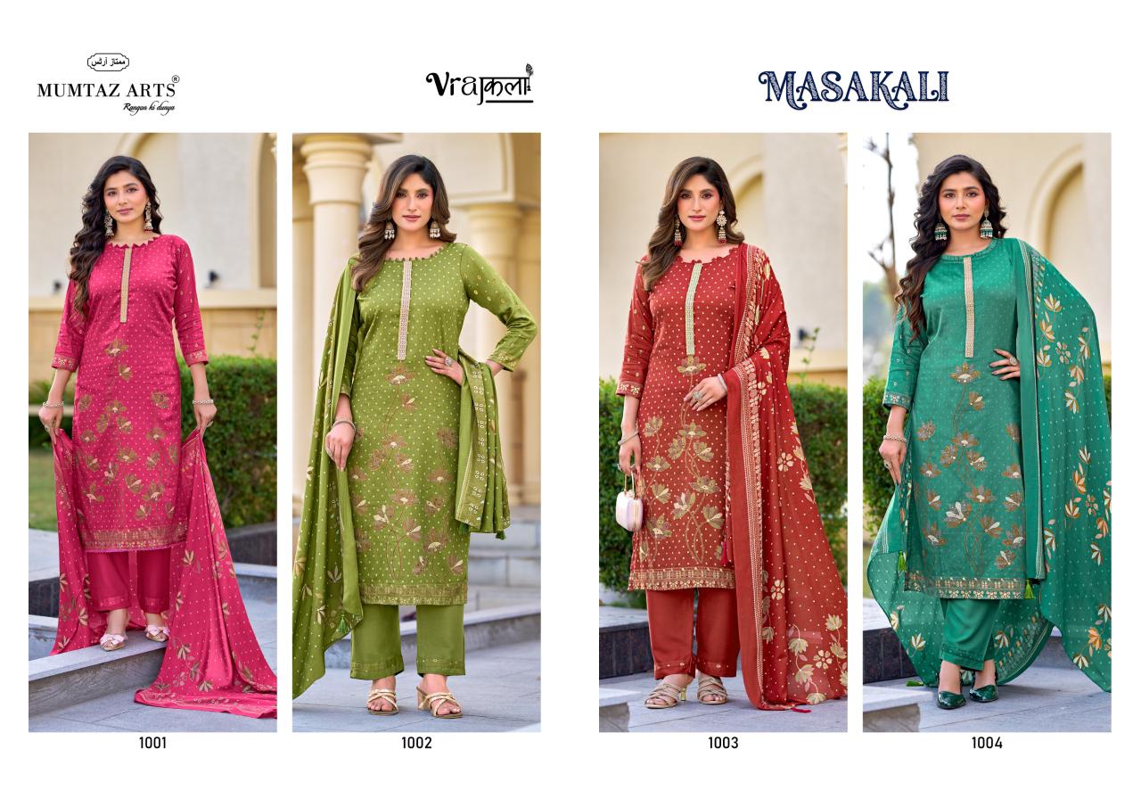Mumtaz Arts Msakali Jam Viscose Embroidered Salwar Kameez