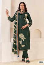 Mumtaz Arts Samriddhi Viscose Jam Discharge Printed Dress Material