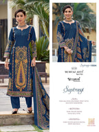 Mumtaz Arts Saptrangi Viscose Jam Digital Printed Dress Material