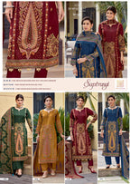 Mumtaz Arts Saptrangi Viscose Jam Digital Printed Dress Material