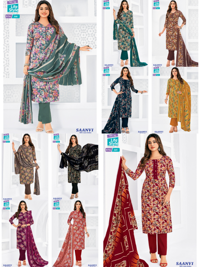 Mcm Saanvi Vol-3 – Dress Material