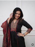 Naisha K 1048 Cotton Handworked Kurti With Bottom Dupatta Full Catalog available at wholesale rate.