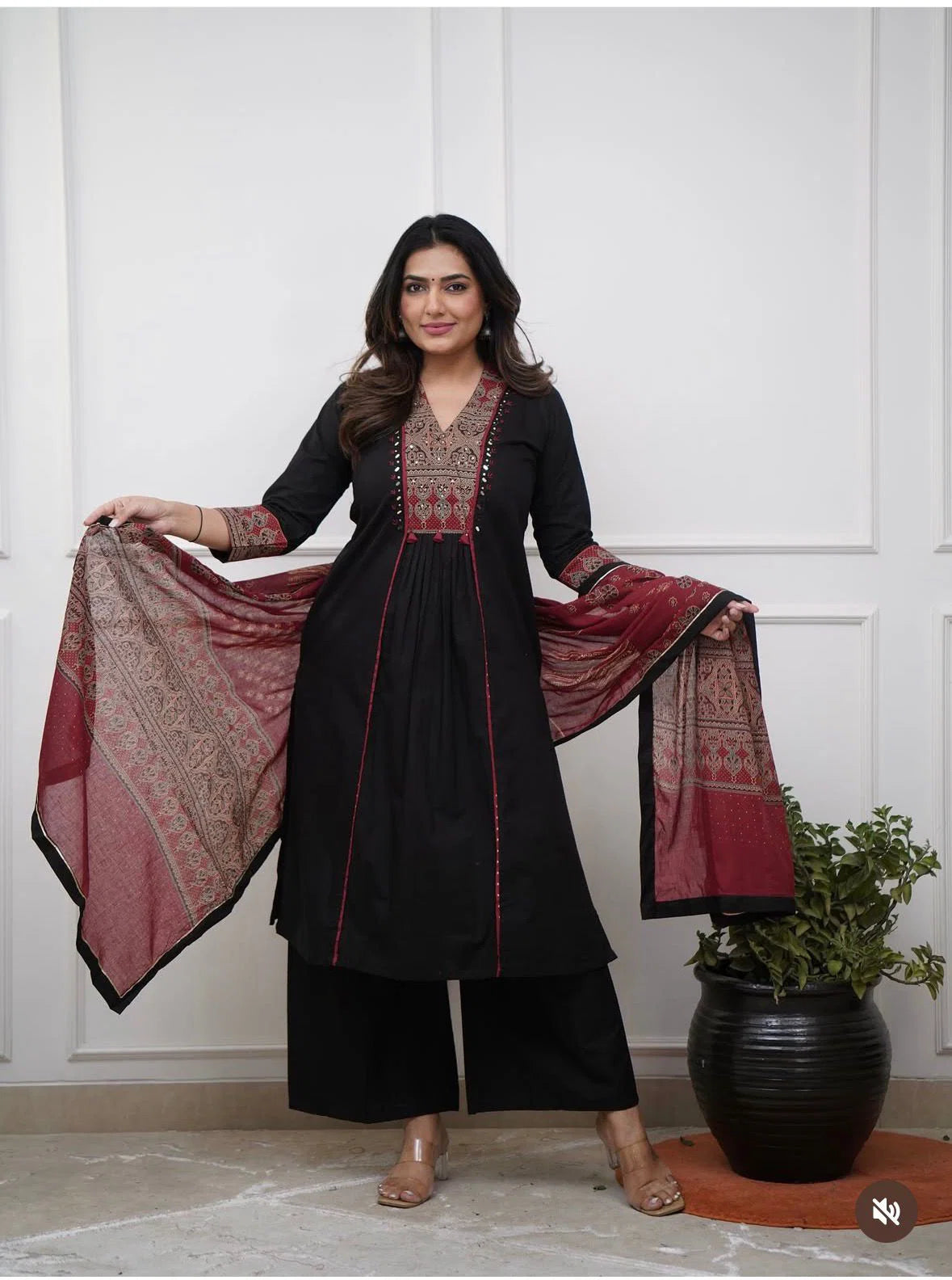 Naisha K 1048 Cotton Handworked Kurti With Bottom Dupatta Full Catalog available at wholesale rate.
